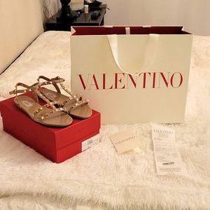 Valentino rubber rockstud sandal